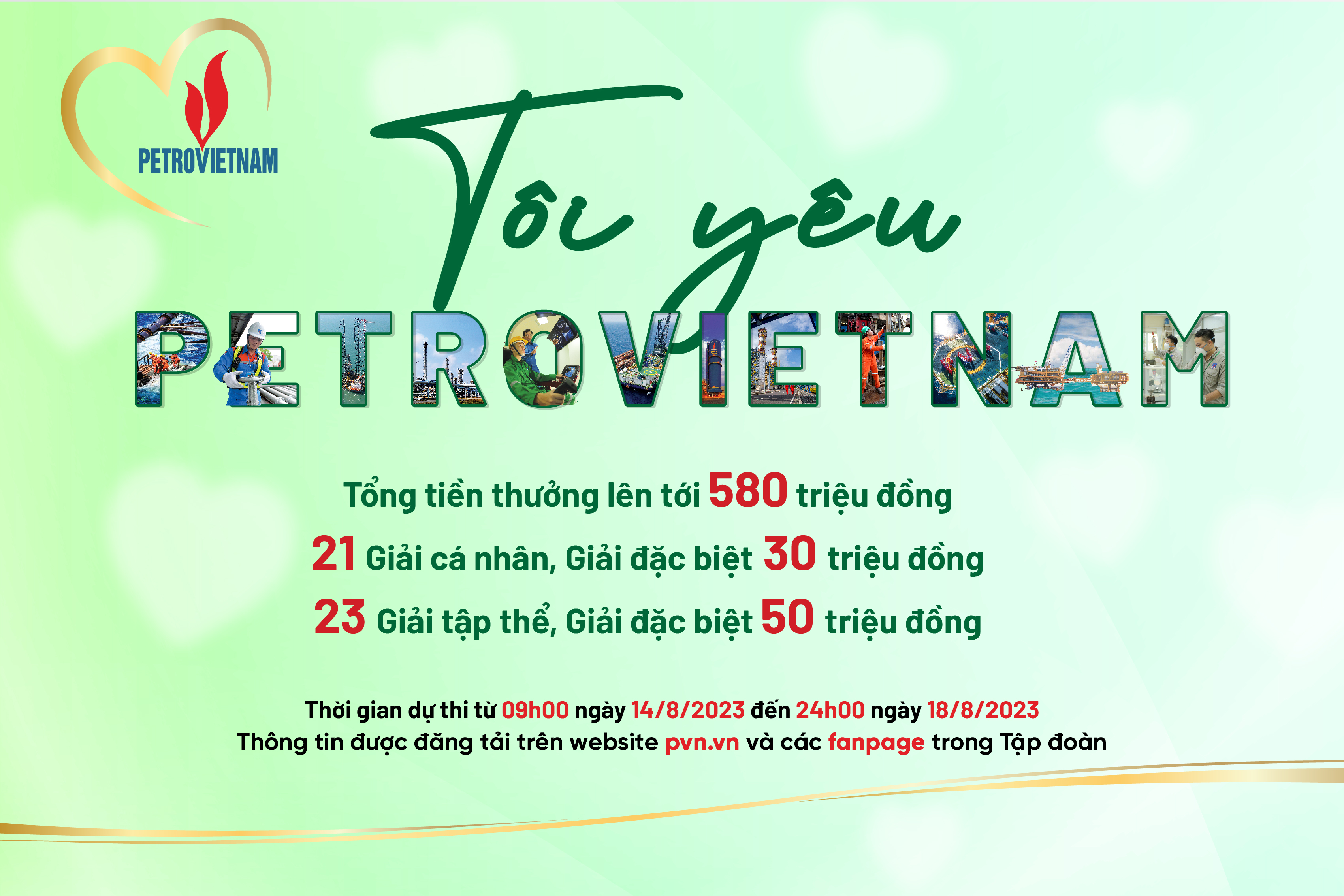 Petrovietnam sẽ tổ chức cuộc thi “Tôi yêu Petrovietnam”